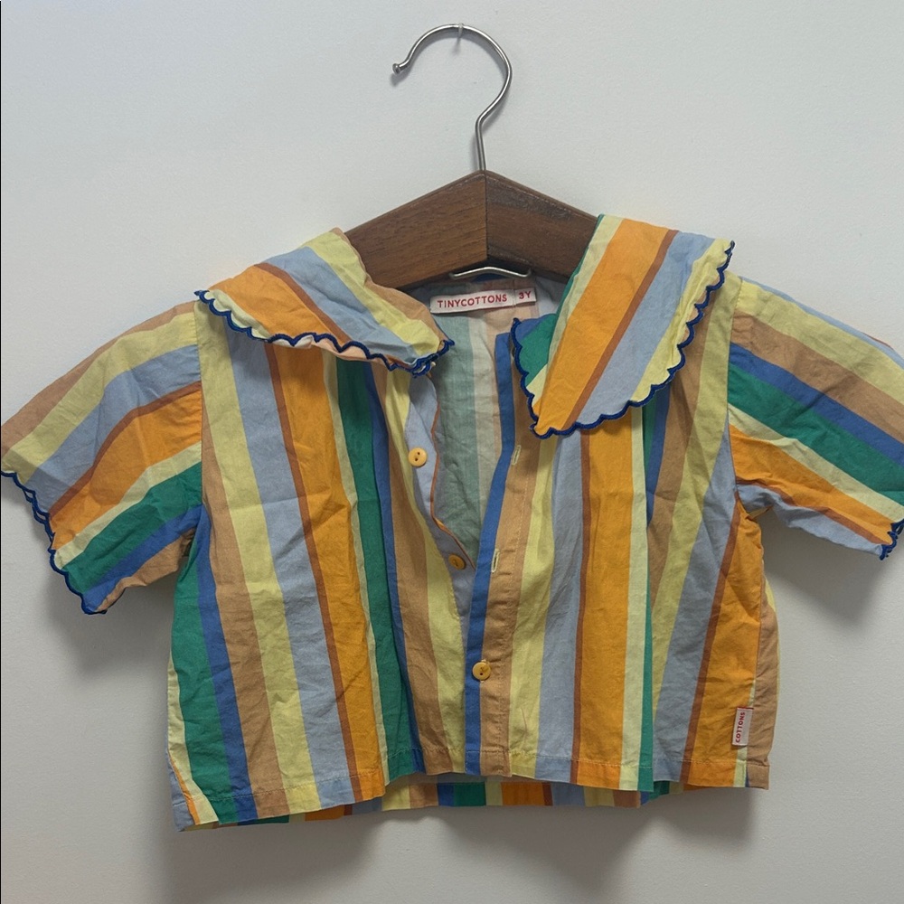 Tinycottons Multicolor Striped Kids Blouse